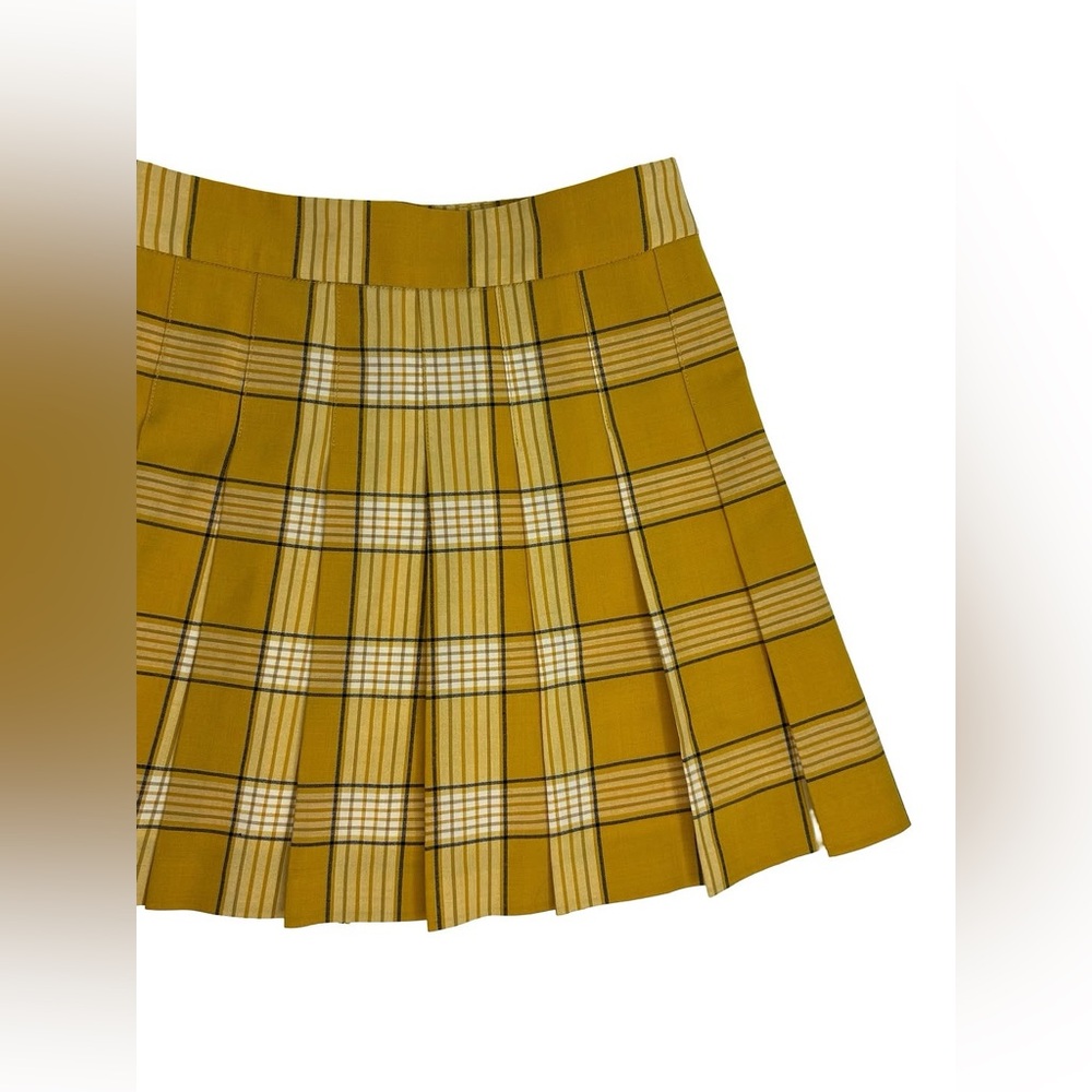 Sunday Yellow Plaid Skirt - perfect for that clueless costume